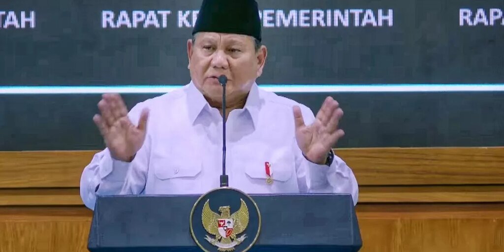 Presiden Prabowo: Pergantian Pemerintahan Harus Dilakukan Melalui Mekanisme Yang Sah dan Damai