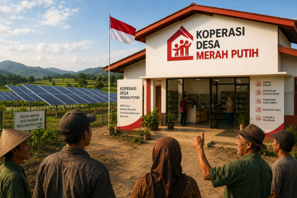 Koperasi Desa Merah Putih Berpotensi Menjadi Pusat Energi Bersih Nasional