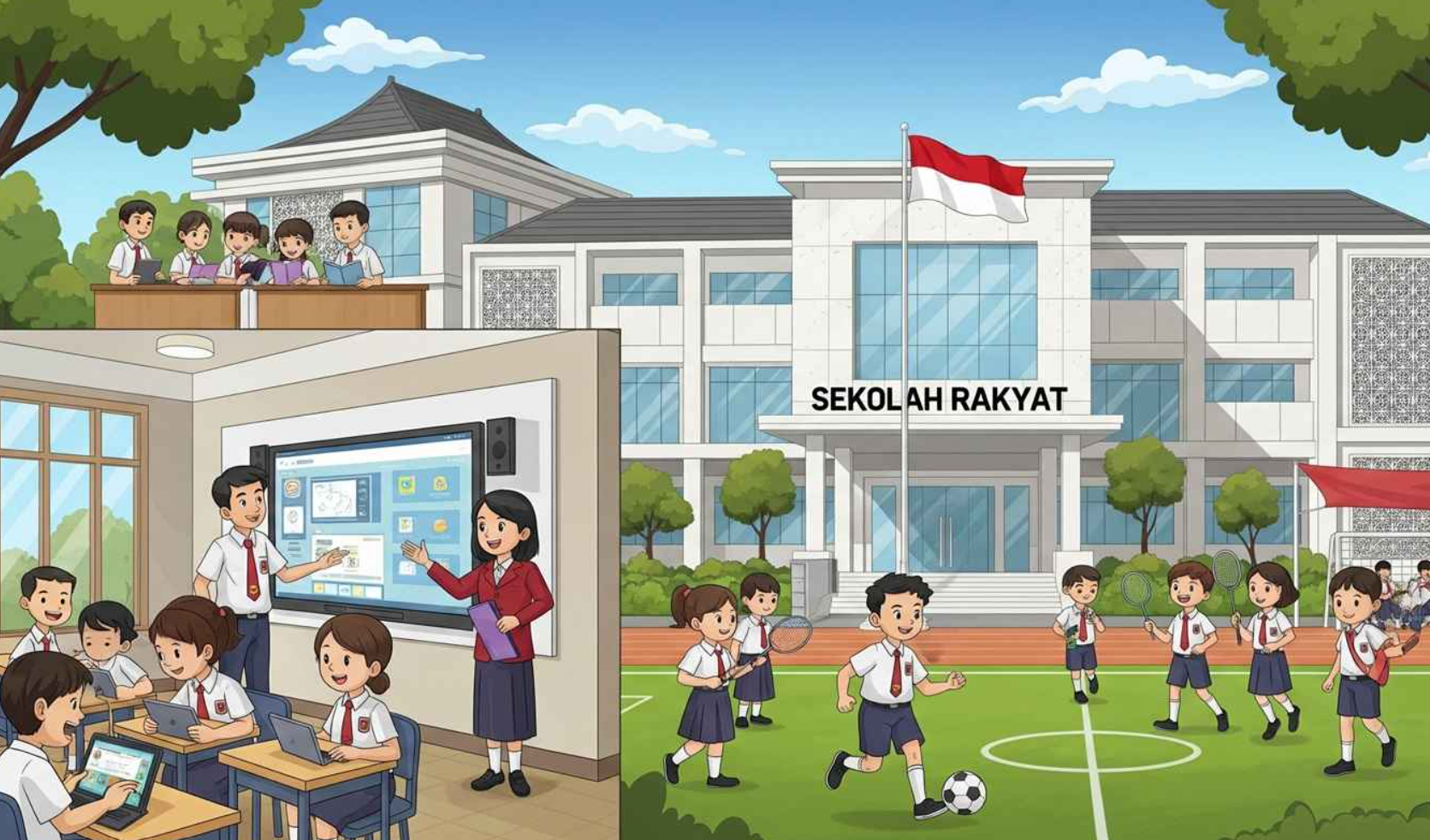Kesetaraan Pendidikan Lewat Sekolah Rakyat, Negara Tak Membiarkan Anak Tertinggal
